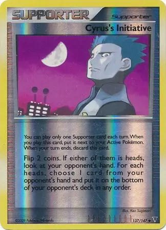 Supreme Victors Cyrus's Initiative #137/147 reverse holo